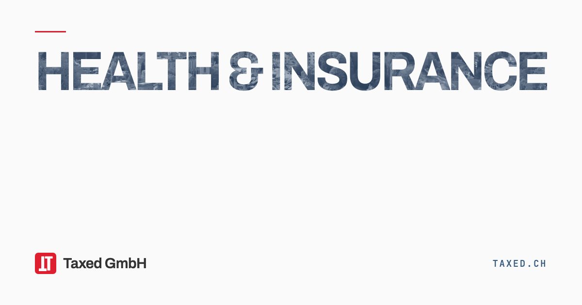 Swiss health insurance cards and medical documents