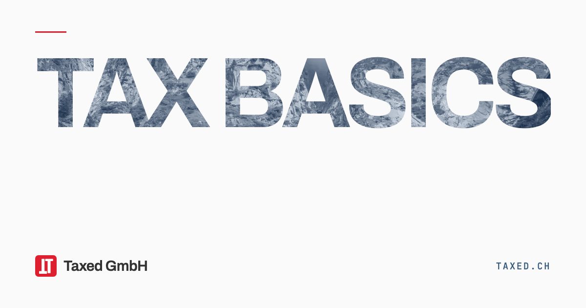 Swiss tax return forms and documents being completed