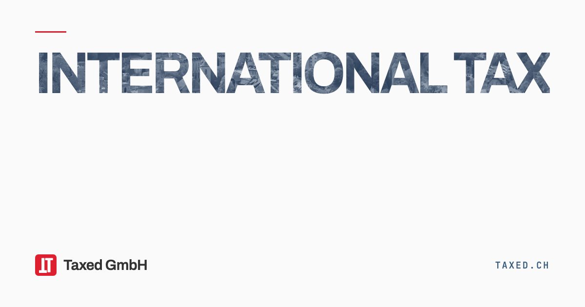 Swiss and US flags representing international tax cooperation