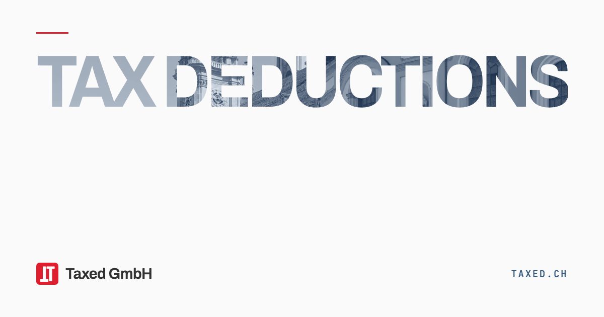 Swiss tax documents and calculator on modern desk